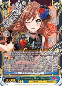 "Unwavering Music" Lisa Imai (SSP) - BanG Dream! Vol.2 - Weiss Schwarz card