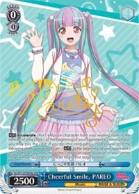 Cheerful Smile, PAREO (SPM) (A) - BanG Dream! Vol.2 - Weiss Schwarz card