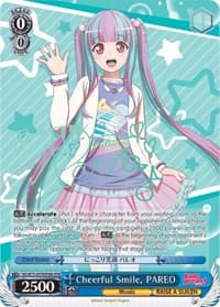 Cheerful Smile, PAREO (SPM) (B) - BanG Dream! Vol.2 - Weiss Schwarz card