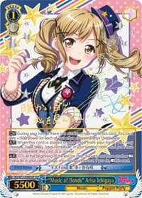 "Music of Bonds" Arisa Ichigaya (SSP) - BanG Dream! Vol.2 - Weiss Schwarz card
