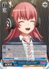 Festive Mood CHU² - BanG Dream! Vol.2 - Weiss Schwarz card