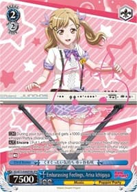 Embarassing Feelings, Arisa Ichigaya (SPM) (B) - BanG Dream! Vol.2 - Weiss Schwarz card