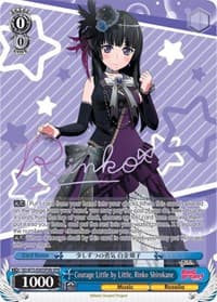 Courage Little by Little, Rinko Shirokane (SPM) (B) - BanG Dream! Vol.2 - Weiss Schwarz card