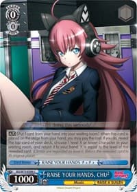 RAISE YOUR HANDS, CHU² - BanG Dream! Vol.2 - Weiss Schwarz card