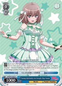 Turning Individuality into Strength, Maya Yamato - BanG Dream! Vol.2 - Weiss Schwarz card
