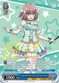 Turning Individuality into Strength, Maya Yamato (SPM) (A) - BanG Dream! Vol.2 - Weiss Schwarz card