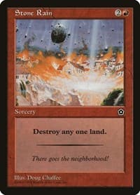 Stone Rain - Portal Second Age - Magic: The Gathering card