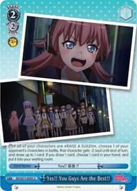 Yes!! You Guys Are the Best!! - BanG Dream! Vol.2 - Weiss Schwarz card