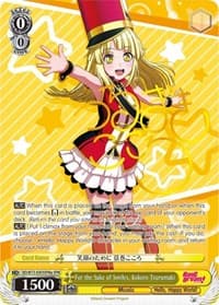 For the Sake of Smiles, Kokoro Tsurumaki (SPM) (A) - BanG Dream! Vol.2 - Weiss Schwarz card