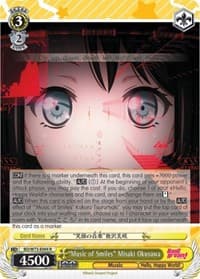 "Music of Smiles" Misaki Okusawa - BanG Dream! Vol.2 - Weiss Schwarz card