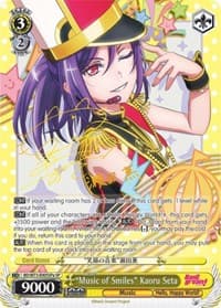 "Music of Smiles" Kaoru Seta (SP) (A) - BanG Dream! Vol.2 - Weiss Schwarz card