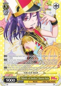 "Music of Smiles" Kaoru Seta (SP) (B) - BanG Dream! Vol.2 - Weiss Schwarz card