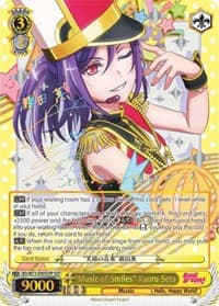"Music of Smiles" Kaoru Seta (SSP) - BanG Dream! Vol.2 - Weiss Schwarz card