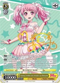 Turning Trembles into Strength, Aya Maruyama (SPM) (A) - BanG Dream! Vol.2 - Weiss Schwarz card