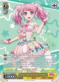 Turning Trembles into Strength, Aya Maruyama (SPM) (B) - BanG Dream! Vol.2 - Weiss Schwarz card
