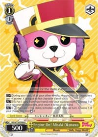 Engine On! Misaki Okusawa - BanG Dream! Vol.2 - Weiss Schwarz card