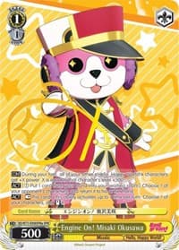 Engine On! Misaki Okusawa (SPM) (A) - BanG Dream! Vol.2 - Weiss Schwarz card