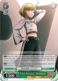 Firm Passion, MASKING - BanG Dream! Vol.2 - Weiss Schwarz card