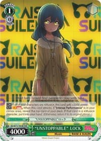 "UNSTOPPABLE" LOCK (RRR) - BanG Dream! Vol.2 - Weiss Schwarz card