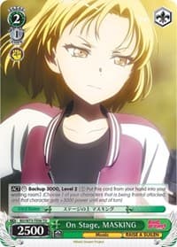 On Stage, MASKING - BanG Dream! Vol.2 - Weiss Schwarz card