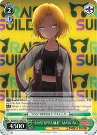 "UNSTOPPABLE" MASKING - BanG Dream! Vol.2 - Weiss Schwarz card