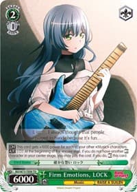 Firm Emotions, LOCK - BanG Dream! Vol.2 - Weiss Schwarz card