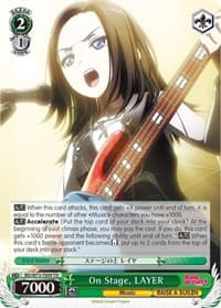 On Stage, LAYER - BanG Dream! Vol.2 - Weiss Schwarz card