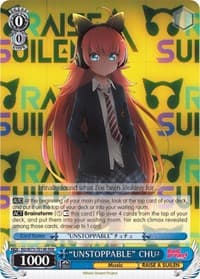 "UNSTOPPABLE" CHU² (RRR) - BanG Dream! Vol.2 - Weiss Schwarz card