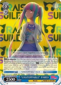"UNSTOPPABLE" PAREO (RRR) - BanG Dream! Vol.2 - Weiss Schwarz card