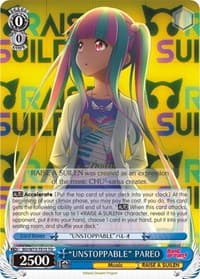 "UNSTOPPABLE" PAREO - BanG Dream! Vol.2 - Weiss Schwarz card