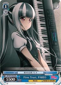 Firm Trust, PAREO - BanG Dream! Vol.2 - Weiss Schwarz card
