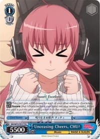 Unceasing Cheers, CHU² - BanG Dream! Vol.2 - Weiss Schwarz card