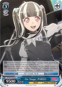 On Stage, PAREO - BanG Dream! Vol.2 - Weiss Schwarz card