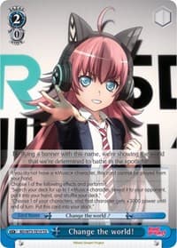 Change the world! - BanG Dream! Vol.2 - Weiss Schwarz card