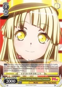 Never-Ending Music, Kokoro Tsurumaki - BanG Dream! Vol.2 - Weiss Schwarz card