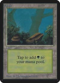 Forest (A) - Alpha Edition - Magic: The Gathering card