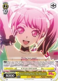Never-Ending Music, Aya Maruyama - BanG Dream! Vol.2 - Weiss Schwarz card