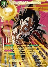Vegeta, Prideful Transformation (SPR) - Rise of the Unison Warrior - Dragon Ball Super: Masters card