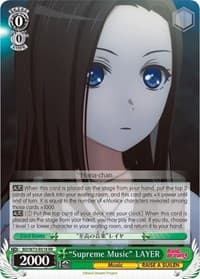 "Supreme Music" LAYER - BanG Dream! Vol.2 - Weiss Schwarz card