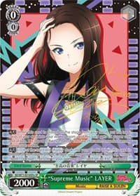 "Supreme Music" LAYER (SP) (A) - BanG Dream! Vol.2 - Weiss Schwarz card
