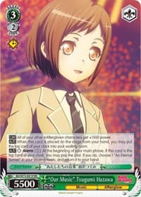 "Our Music" Tsugumi Hazawa - BanG Dream! Vol.2 - Weiss Schwarz card