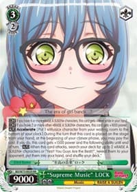 "Supreme Music" LOCK - BanG Dream! Vol.2 - Weiss Schwarz card