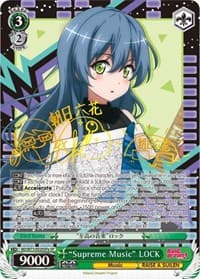 "Supreme Music" LOCK (SP) (A) - BanG Dream! Vol.2 - Weiss Schwarz card
