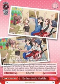 Enthusiastic Huddle - BanG Dream! Vol.2 - Weiss Schwarz card