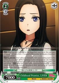 Childhood Promise, LAYER - BanG Dream! Vol.2 - Weiss Schwarz card
