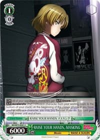 RAISE YOUR HANDS, MASKING - BanG Dream! Vol.2 - Weiss Schwarz card