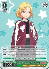 Blunt Kindness, MASKING - BanG Dream! Vol.2 - Weiss Schwarz card