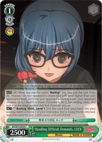 Handling Difficult Demands, LOCK - BanG Dream! Vol.2 - Weiss Schwarz card
