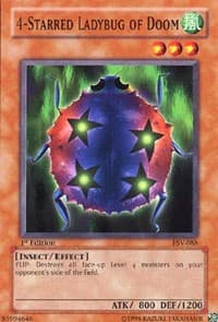 4-Starred Ladybug of Doom - Pharaoh's Servant - YuGiOh card