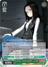 RAISE YOUR HANDS, LAYER - BanG Dream! Vol.2 - Weiss Schwarz card